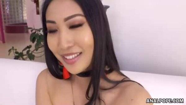 Asian milf is often masturbating in front of the camera and getting fucked in the ass on girlsasian.one