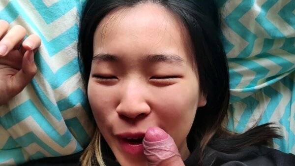 Cute Asian Girlfriend Gives Blowjob For Huge Facial Cumshot - Japan on girlsasian.one