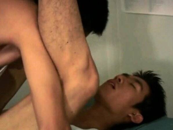 Asian twink rimmed and anal fucked on girlsasian.one