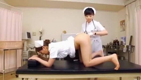 Asian nurses finger each other - Japan on girlsasian.one