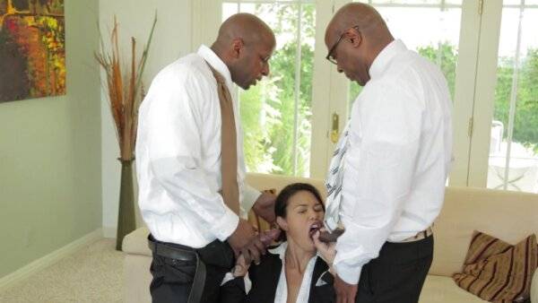 Black hunks devour Asian pussy in ways that seem out of this world on girlsasian.one