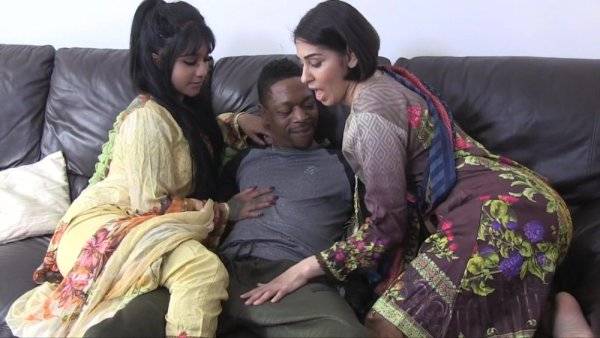 Indian Women Porn - interracial threesome with BBC stud and 2 kinky tattooed East Asian sluts - India on girlsasian.one