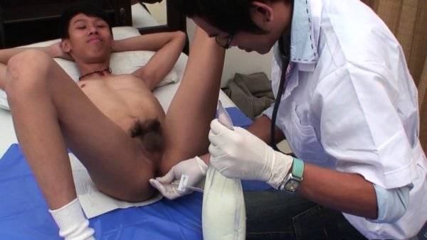 Enema Asian gets banged by his doctor on girlsasian.one