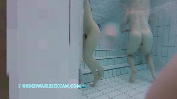Asian Girl Nude In Sauna Pool First Time And Gets Horny on girlsasian.one
