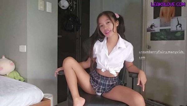Asian Teenager's Ahegao School Dream on girlsasian.one