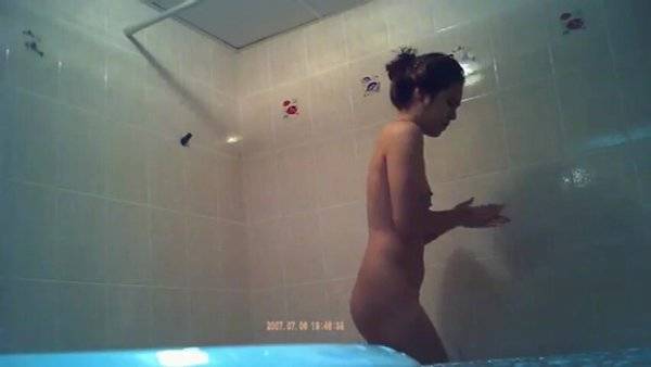 Cute asian naked shower on girlsasian.one